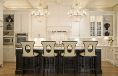 Kitchen Island Chairs with Backs
