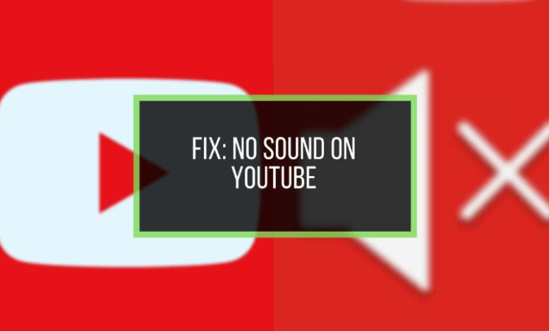 no sound on youtube
