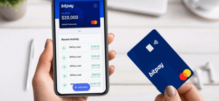 BitPay adds Apple Pay support for its prepaid Mastercard, which allows users to instantly convert their cryptocurrencies into fiat to pay for goods and services(Corinne Reichert/CNET)