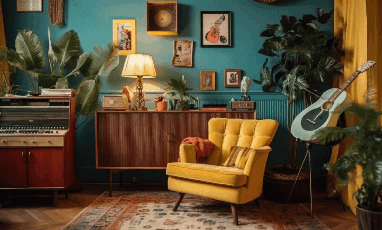 Retro Charm Through Detail Pieces