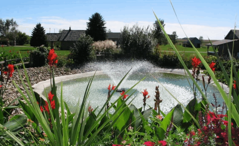 The Dual Role of Pond Features: Combining Beauty with Essential Aeration