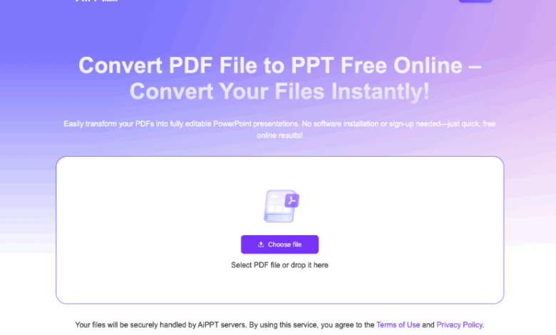PDF to PowerPoint AI: Generate Presentations, Not Just Slides