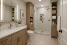 How a cramped bathroom got usable again, one vanity decision at a time