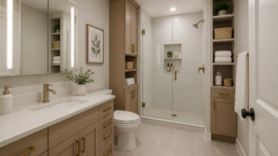 How a cramped bathroom got usable again, one vanity decision at a time